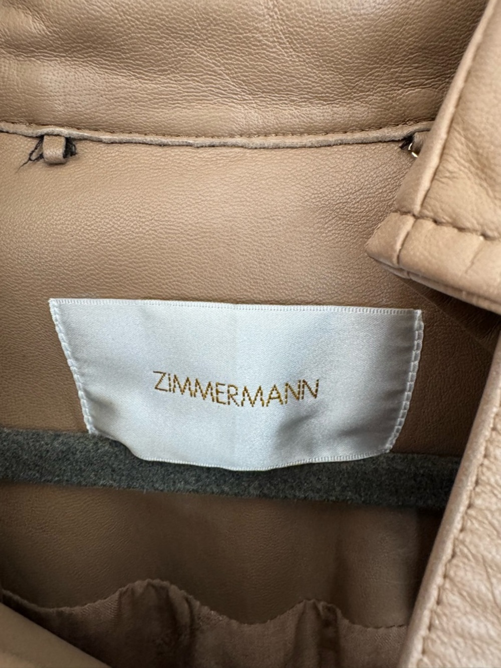 Zimmermann 100% Genuine Leather Stunning jacket - Picture 6 of 15